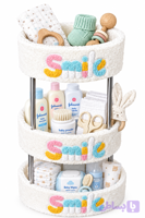 استند فانتزی سه طبقه طرح Smile کرم