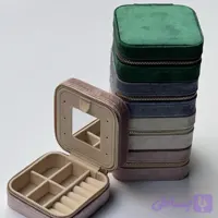 نظم دهنده جواهرات مخمل آینه دار
