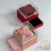 باکس گل رز جاودان موزیکال