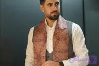 شال گردن طرح سنتی جنس چهار فصل ابریشمی