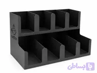 استند لیوان فلزی کاپ هولدر دوطبقه 8 خانه