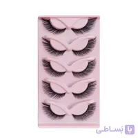 مژه روباهی یا چشم گربه‌ ای مدل M11 بسته 5 جفتی
