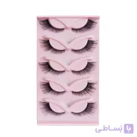 مژه روباهی یا چشم گربه‌ ای مدل XY23 بسته 5 جفتی