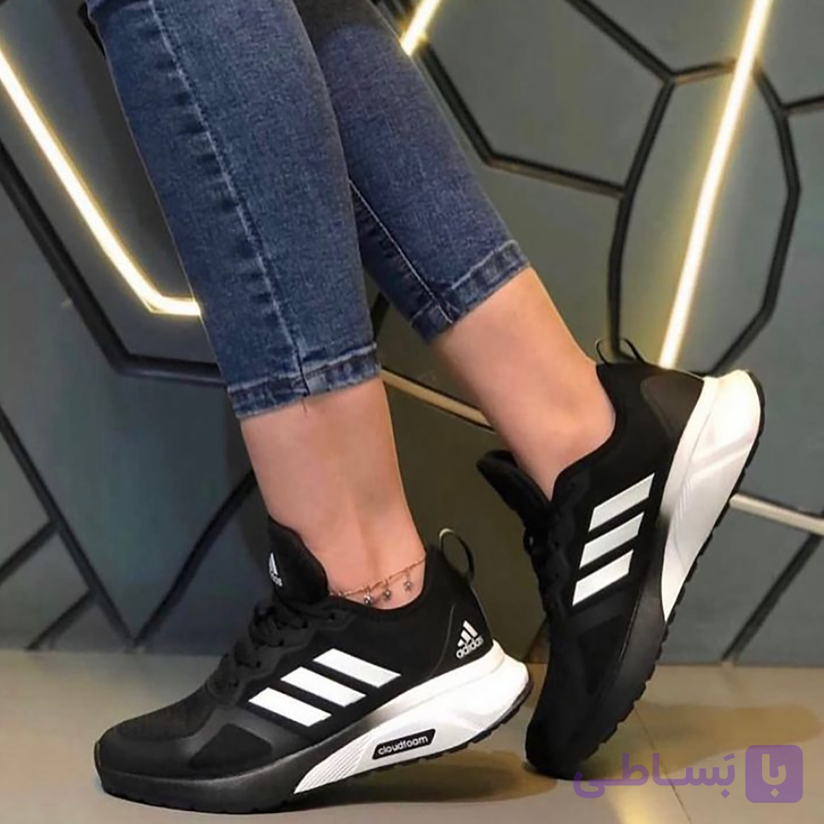 کتونی زنانه Adidas مدل Cloadfoam
