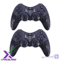 دسته بازی بی‌سیم دوبل XP Product مدل XP-MX319S شوک‌دار | فروشگاهی برای زندگی دیجیتال شما