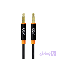 کابل AUX آکو مدل AX10 – طول ۱ متر، انتقال صدای استریو
