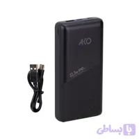پاوربانک فست شارژ آکو مدل AKO AP-25 ظرفیت 20000 و 22.5 وات