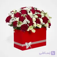 باکس گل رز هلندی با الستر مریا