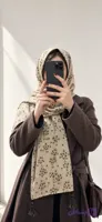 شال موهر طرح گل بابونه