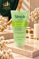 ژل شستشوی صورت رفرشینگ سیمپل Simple Refreshing Facial Wash Gel/ حجم 150 میل