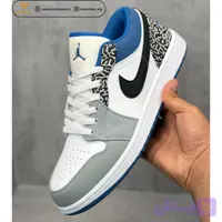 کفش مردانه و زنانه نایک ایر جردن وان طوسی آبیNike Air Jordan 1