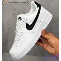 کفش مردانه و زنانه نایک ایر فورس وان سفید مشکی Nike Air Force1