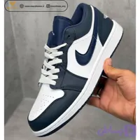 کفش مردانه و زنانه نایک ایر جردن سفیدسورمه ای Nike Air Jordan 1
