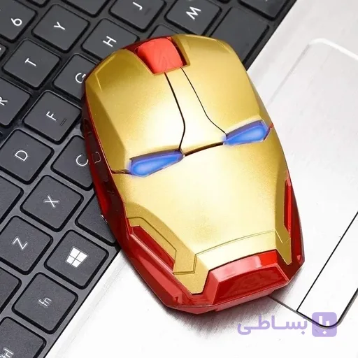 ماوس گیمینک وایرلس طرح Ironman - bambigadget