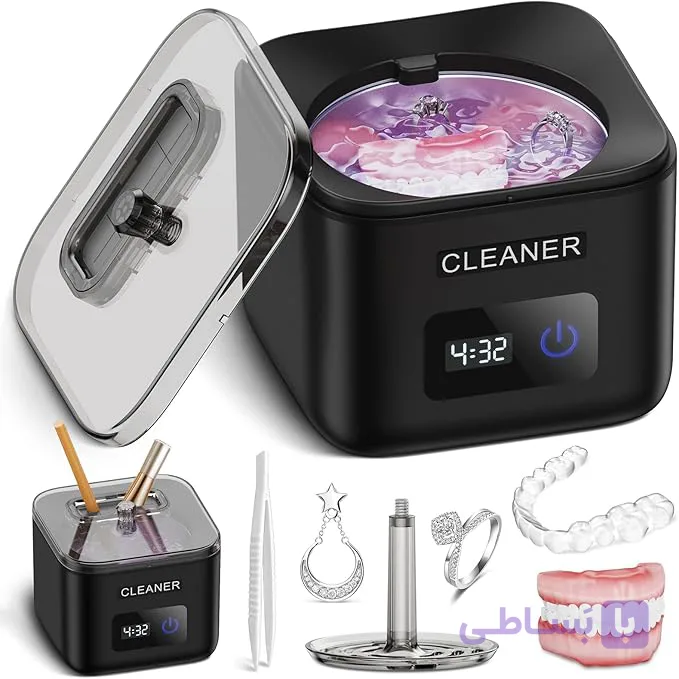 دستگاه تمیزکننده اولتراسونیک Jooplayer 45kHz با ضدعفونی UV و مخزن ۲۰۰ میلی‌لیتری - bambigadget