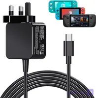 %شارژر نینتندو سوئیچ 45وات تایپcاورجینال و باکیفیت % -