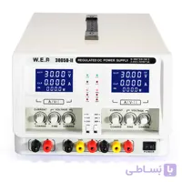 منبع تغذیه دوبل 30 ولت 5 آمپر WEP 3005D-II