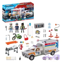 لگو آمبولانس امداد و نجات پلی‌موبیل کد ۷۰۹۳۶ PLAYMOBIL Rescue Vehicles سری City Action
