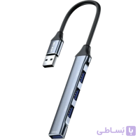 هاب USB گرین لاین 4 در 1 با تبدیل type-C و انتقال داده پرسرعت GHB-11