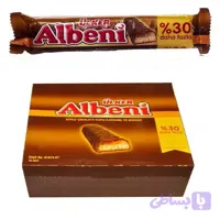 شکلات Albeni آلبنی دوبل 30 درصد بسته 18 تایی