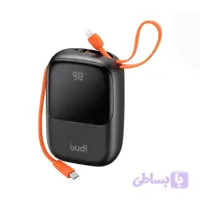 پاوربانک بودی PD و فست 20000mAh 22.5W با نمایشگر درصد شارژ و دو کابل متصل مدل PB812B با گارانتی 18 ماهه (6 ماه تعویض)