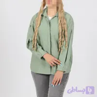 شومیز زنانه آستین پیله دار سایز 38 تا 46