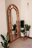 آینه چوبی طرح پنجره