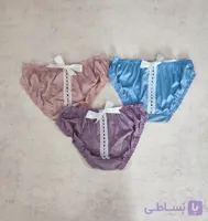 شورت زیبای ساتن پاپیون