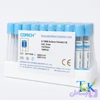لوله خونگیری وکیوم خلأ سدیم سیترات PT برند CD rich حجم 2ml