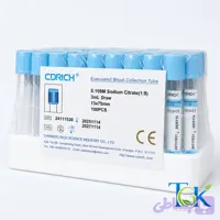 لوله خونگیری وکیوم خلأ سدیم سیترات PT برند CD rich حجم 3ml