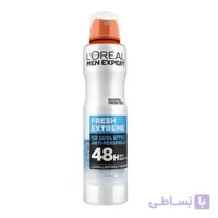 اسپری بدن مردانه لورآل Fresh Extreme