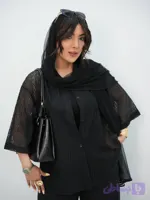 شومیز مجلسی زنانه دانتل(گیپور)مجلسی آستین سه ربع