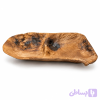 ظرف چوبی روستیک دست تراش