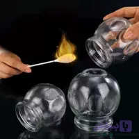 لیوان بادکش شیشه ای