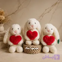 عروسک خرگوش جیلی کت قلب به دست