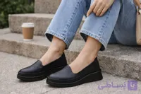 کفش زنانه چرم لژدار مادو کد ۵۰۳۳