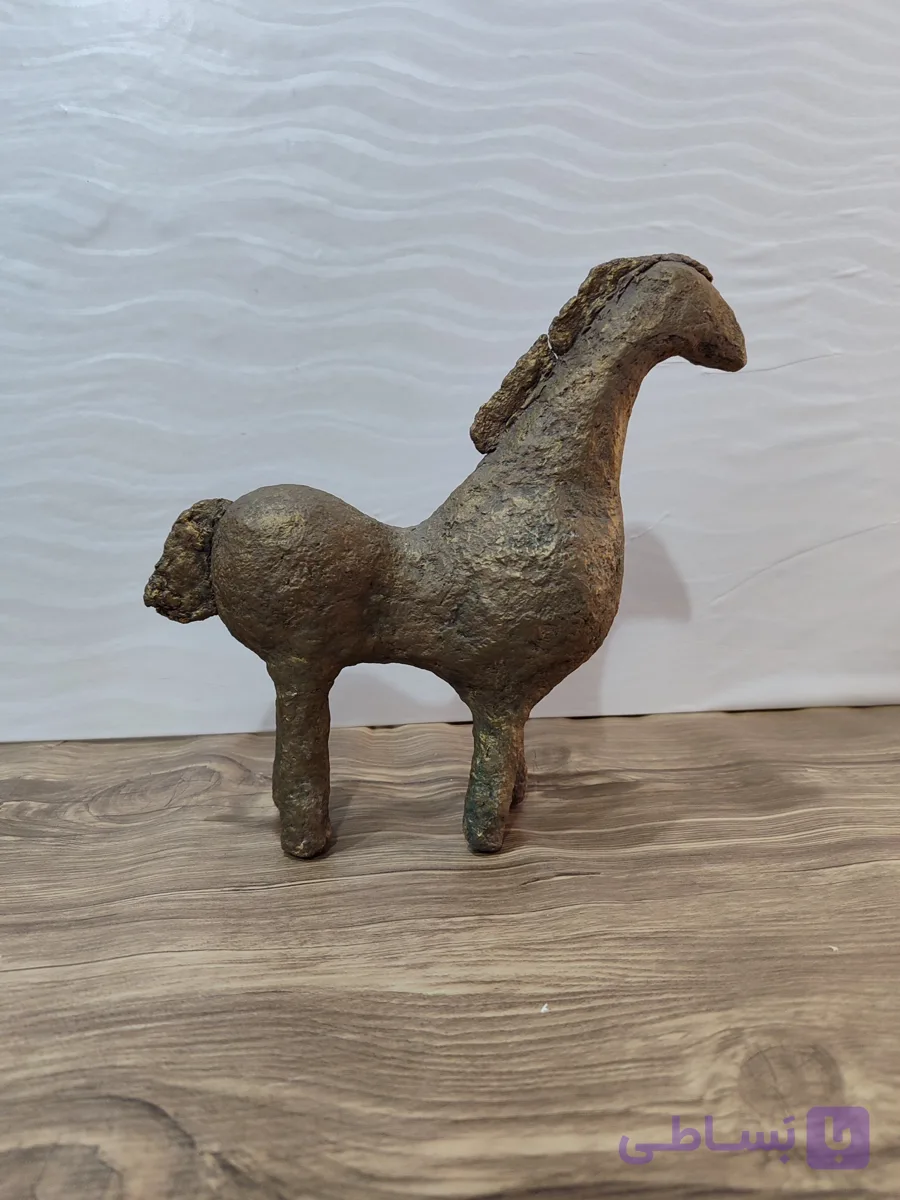 مجسمه ی پاپیه ماشه اسب