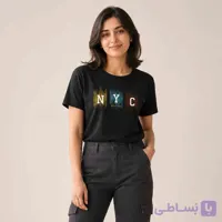 تیشرت نخی NYC مدل اسپرت و کژوال – قواره آزاد و فری سایز (40-44)
