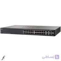 سوییچ شبکه مدیریتی 24 پورت POE سیسکو مدل SF350-24MP