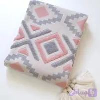 شال مبل پانچ (رنگ طوسی صورتی )