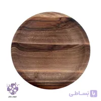 بشقاب چوبی ارغوان سازان مدل چوبینه کد 03