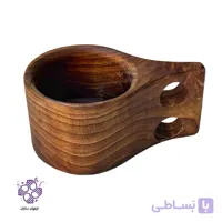 فنجان چوبی ارغوان سازان مدل کوکسا