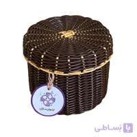 سبد نگهدارنده حصیر بافی ارغوان سازان مدل هورا