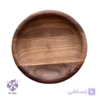 بشقاب چوبی ارغوان سازان مدل چوبینه کد02