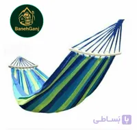 تخت آویز و ننو دو نفره چوبدار