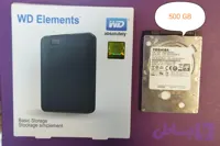 حافظه هارد اکسترنال استوک توشیبا 500 گیگ