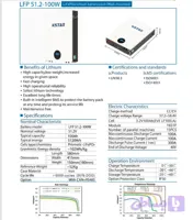 باتری لیتیومی KSTAR مدل LFP 51.2-100W