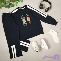 بلوز شلوار پسرانه طرح اسکیت (3تا 9 سال)