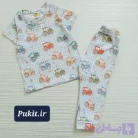 تیشرت شلوار راحتی پسرانه چهار طرح جامک(1 تا 9 سال)