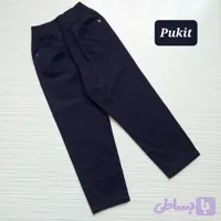 شلوار کتان کمرکش آنیت(4 تا 16 سال)